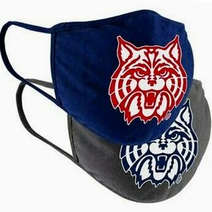 NWT Unisex Arizona Wildcats Colosseum 2 Pack Face Masks